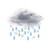 Stark bewölkt, zeitweise Schneefall oder Regen